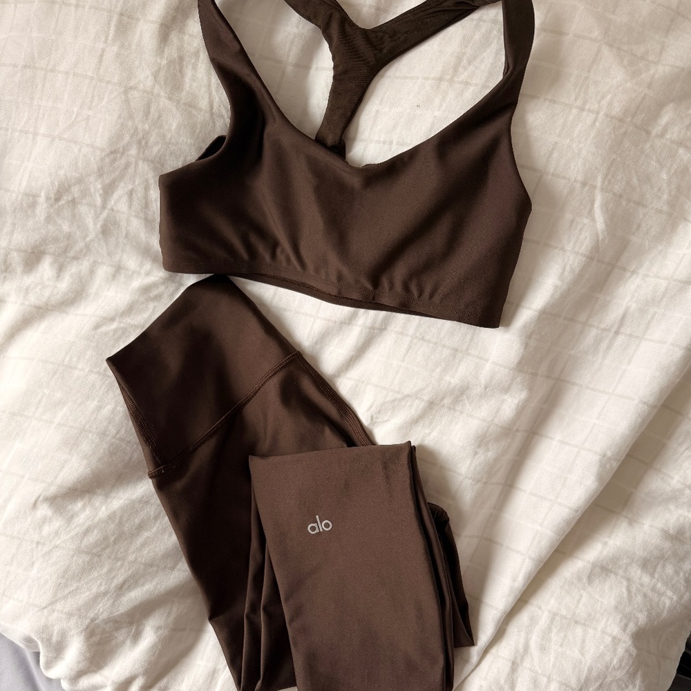 Alo yoga set espresso
